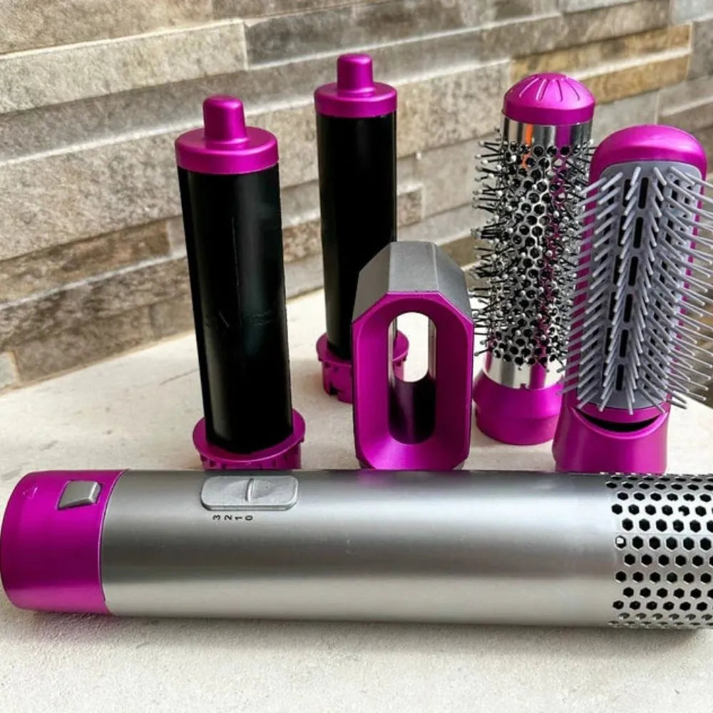 Cepillo Secador 5 en 1 Cabello de salón en minutos 💥