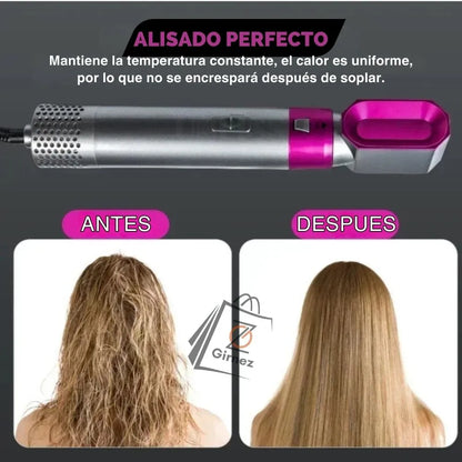 Cepillo Secador 5 en 1 Cabello de salón en minutos 💥