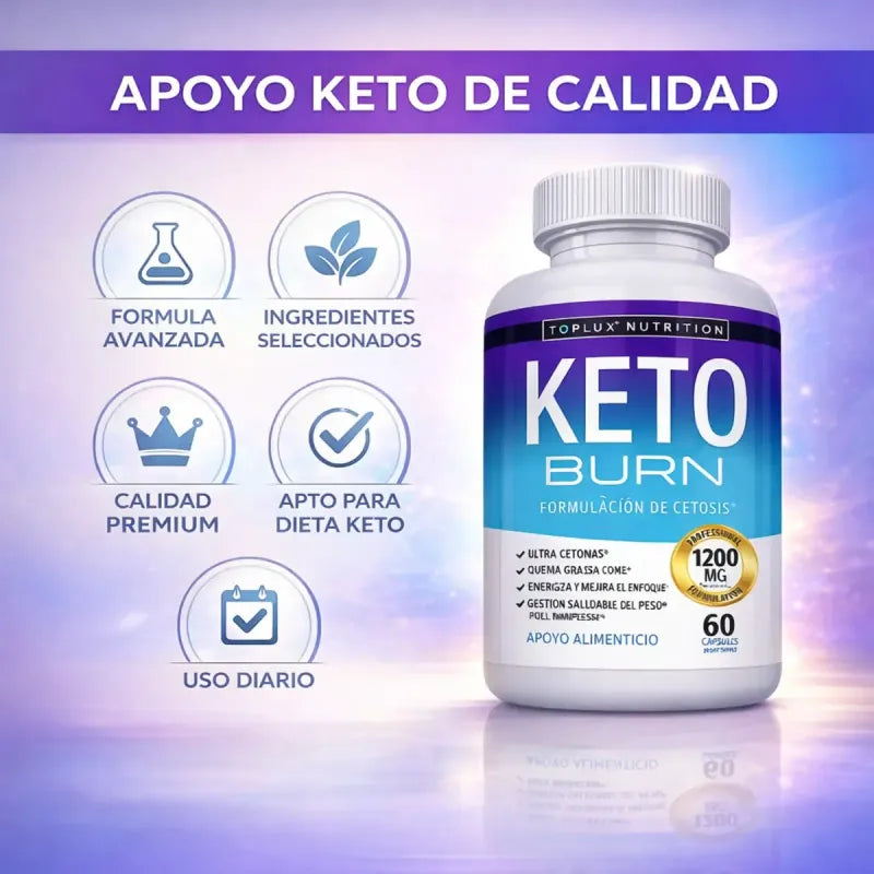 KETO BURN CONTROLA TU APETITO MIENTRAS QUEMAS GRASA X60 CAPS 🔥✅ + ENVÍO GRATIS🎁