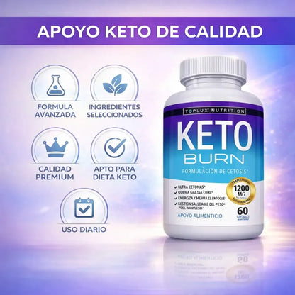 KETO BURN CONTROLA TU APETITO MIENTRAS QUEMAS GRASA X60 CAPS 🔥✅ + ENVÍO GRATIS🎁