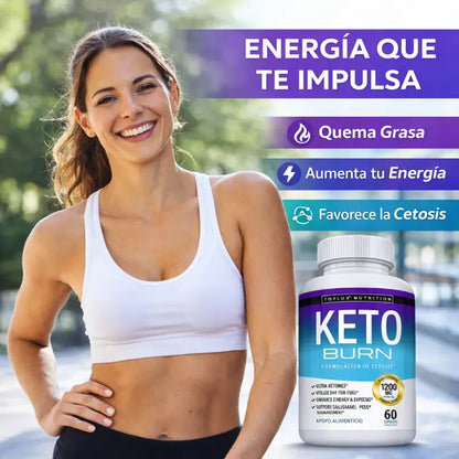 KETO BURN CONTROLA TU APETITO MIENTRAS QUEMAS GRASA X60 CAPS 🔥✅ + ENVÍO GRATIS🎁