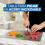 TitanWare: Tabla para Picar de Acero Inoxidable + ENVIO GRATIS 🇬🇹