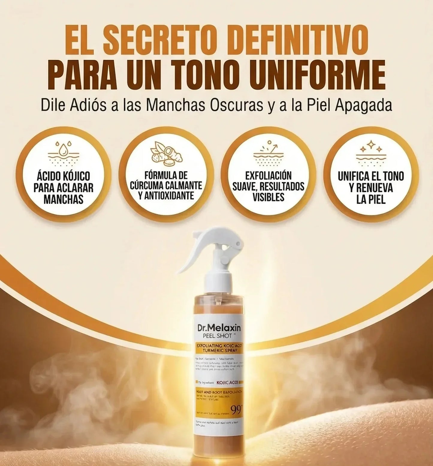 ⭐SPRAY COREANO EXFOLIANTE CORPORAL: DESPÍDETE DE LAS MANCHAS OSCURAS + ENVÍO GRATIS🎁