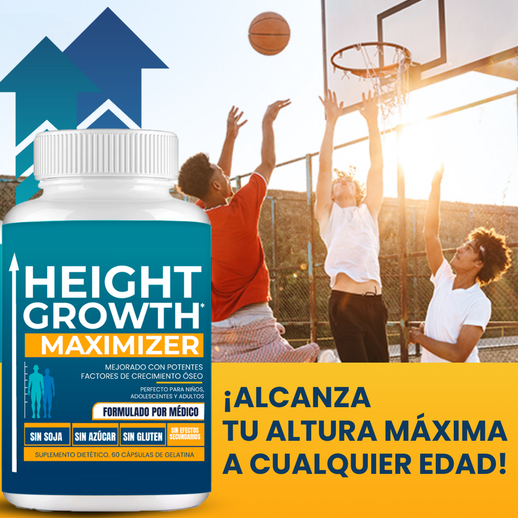 HEIGHT GROWTH MAXIMIZER (Suplemento para el crecimiento) ✔️