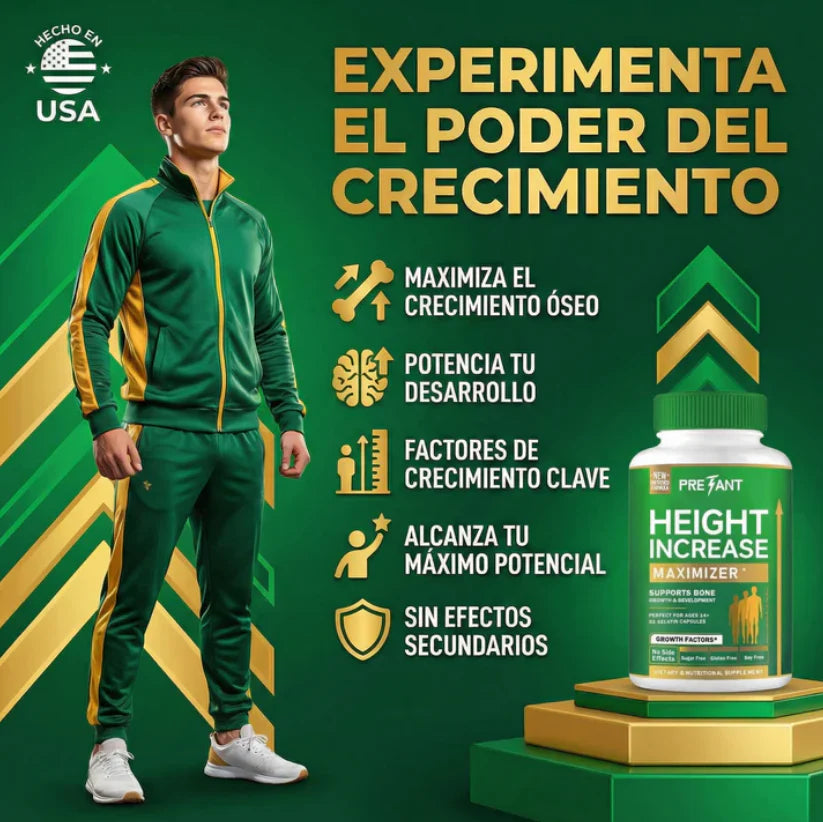 HEIGHT INCREASE MAXIMIZER – POTENCIA TU ESTATURA ✔️