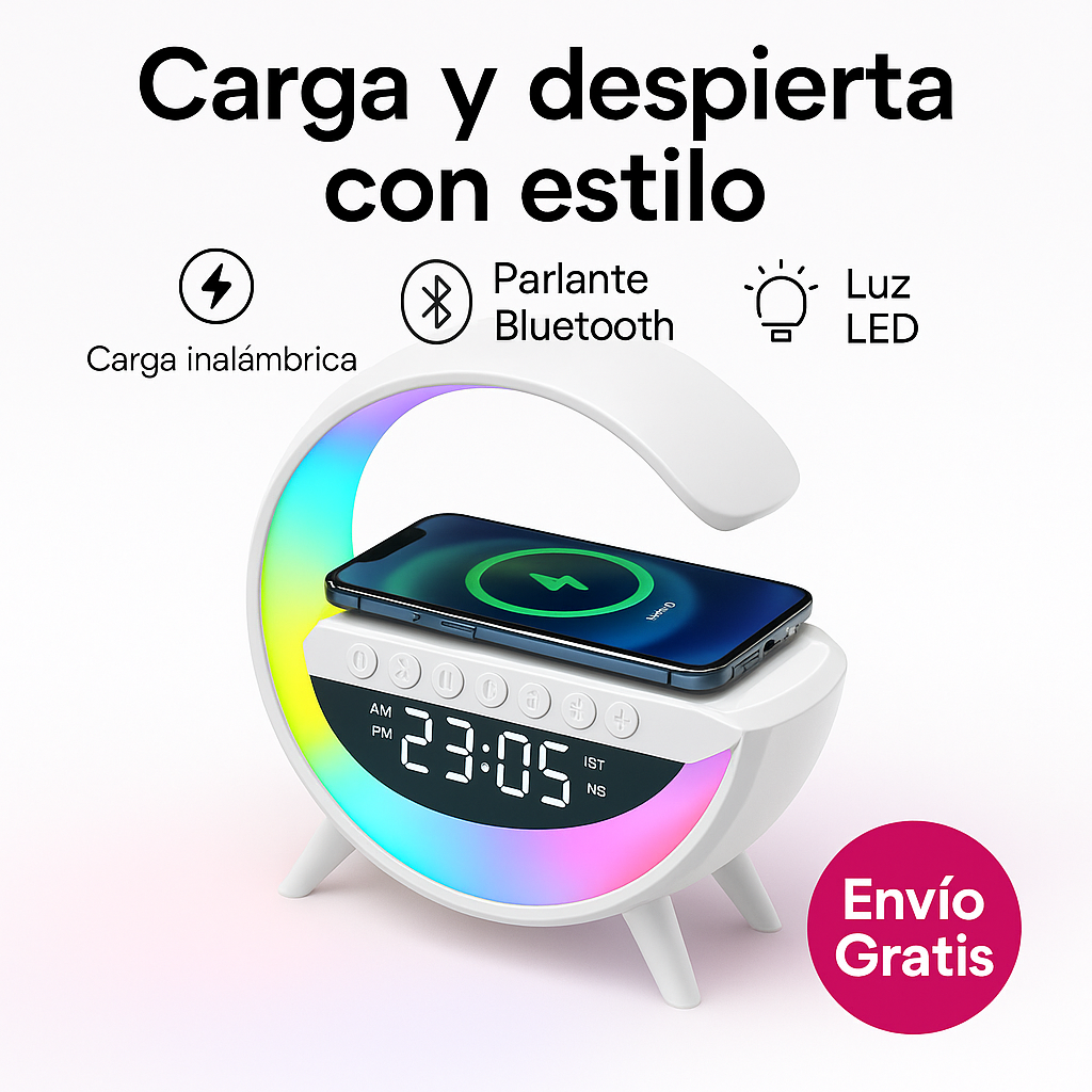 Lampara Parlante Bluetooth 🔋🎵 TODO EN UNO + SUPER DESCUENTO 289Q + ENVIO GRATIS