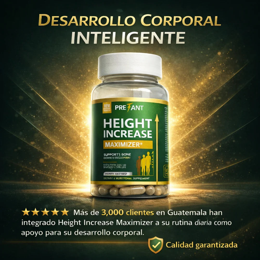 HEIGHT INCREASE MAXIMIZER – POTENCIA TU ESTATURA ✔️
