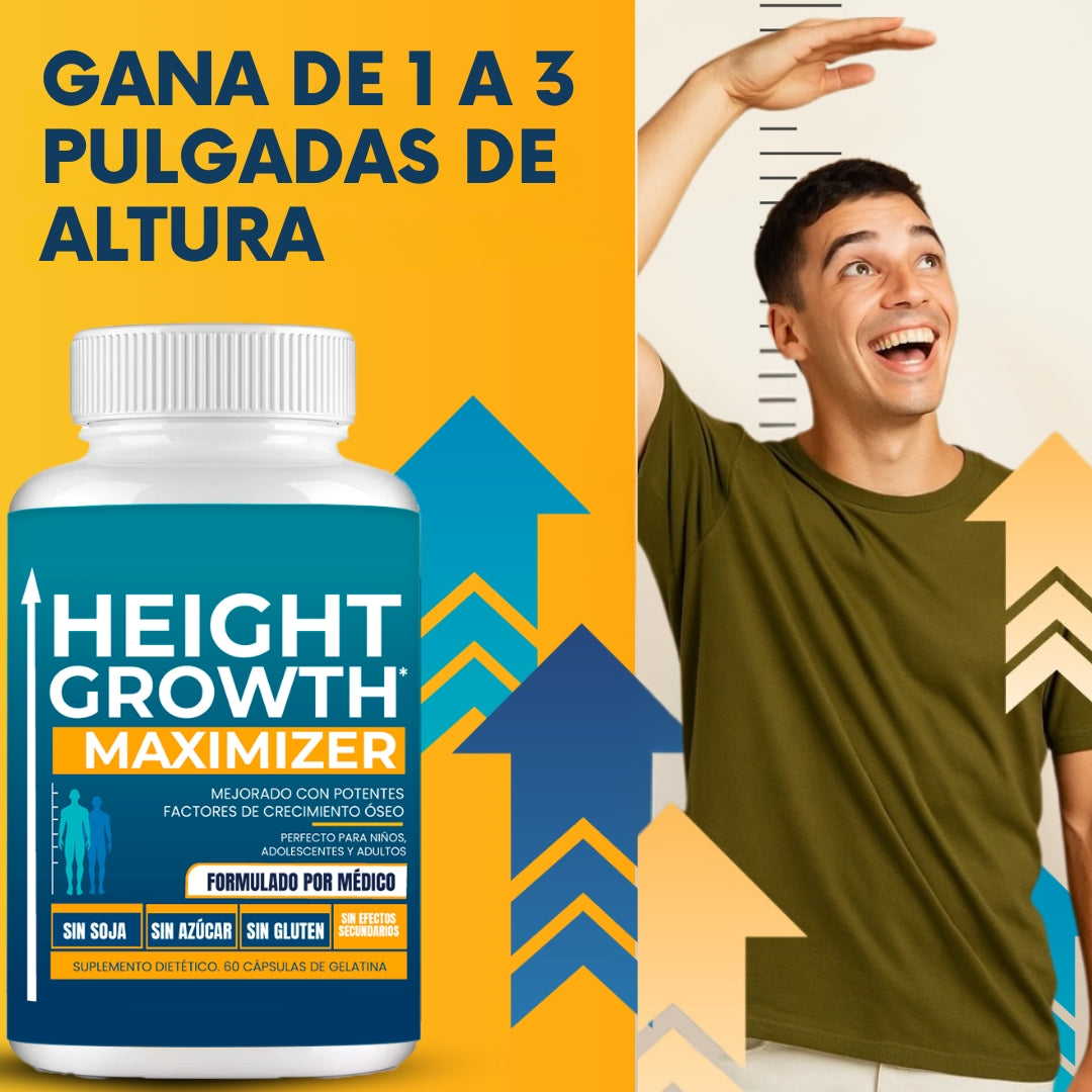 HEIGHT GROWTH MAXIMIZER (Suplemento para el crecimiento) ✔️