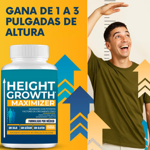 HEIGHT GROWTH MAXIMIZER (Suplemento para el crecimiento) ✔️