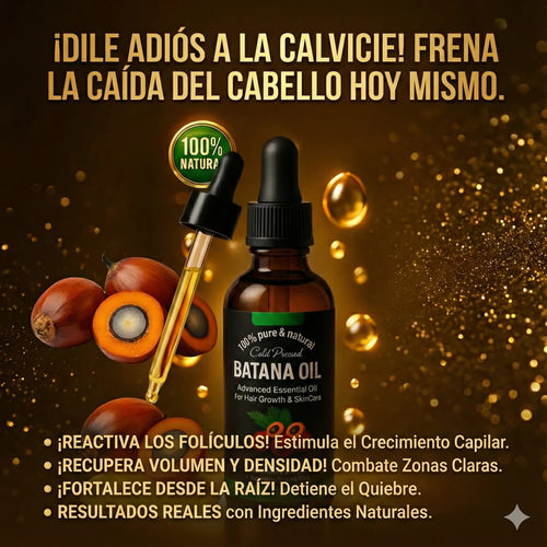 ¿Cabello débil, sin brillo o con caída? Dale fuerza desde la raíz 💥 Aceite de Batana®