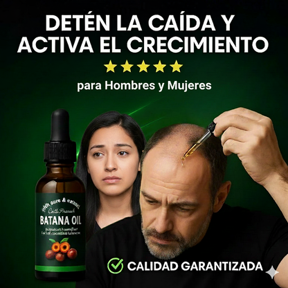 ¿Cabello débil, sin brillo o con caída? Dale fuerza desde la raíz 💥 Aceite de Batana®
