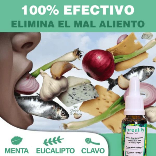 BREATIFY ™ - GOTAS CONTRA EL MAL ALIENTO (🔥ENVÍO GRATIS🔥)