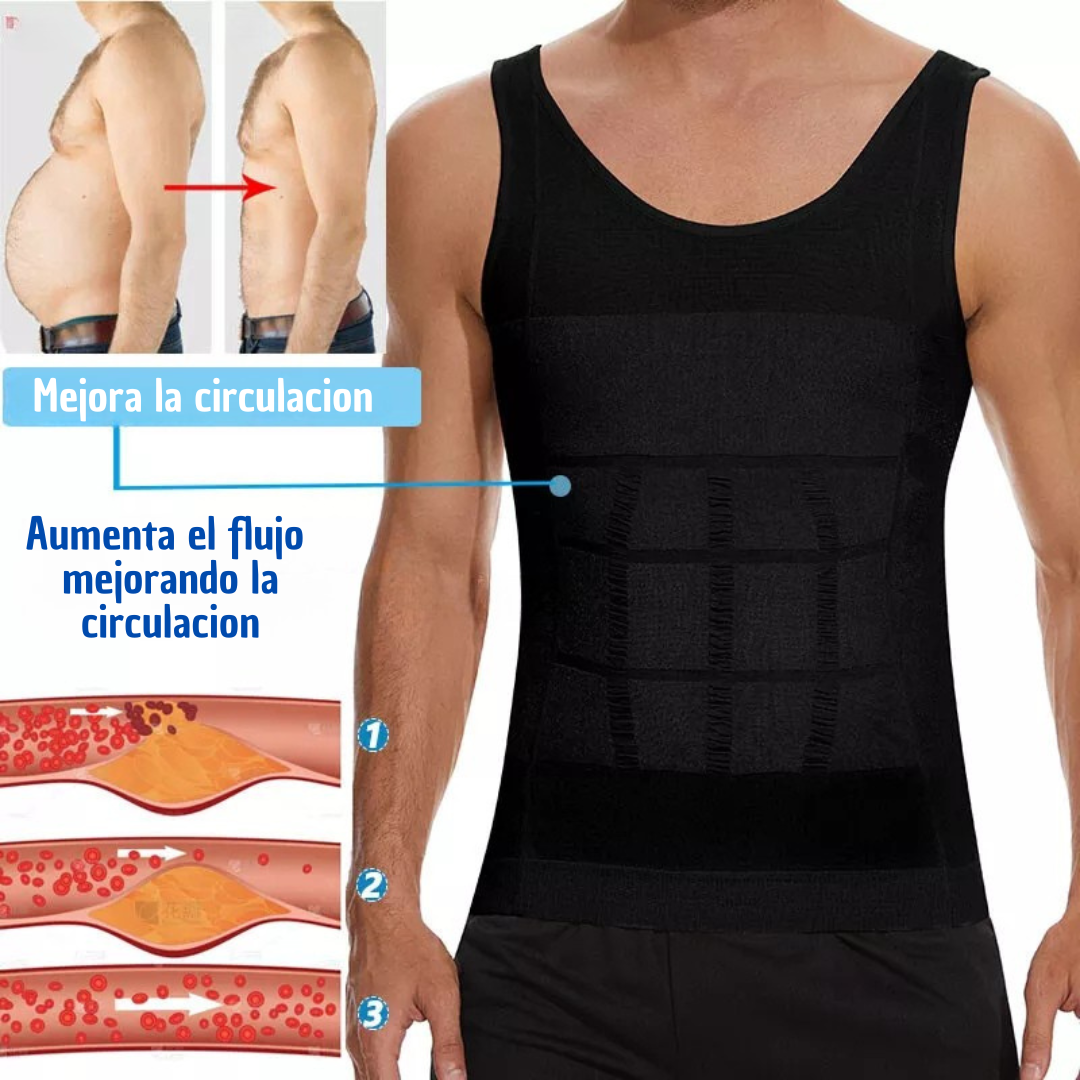 CAMISA DE COMPRESIÓN PARA POSTURA MASCULINA 👔