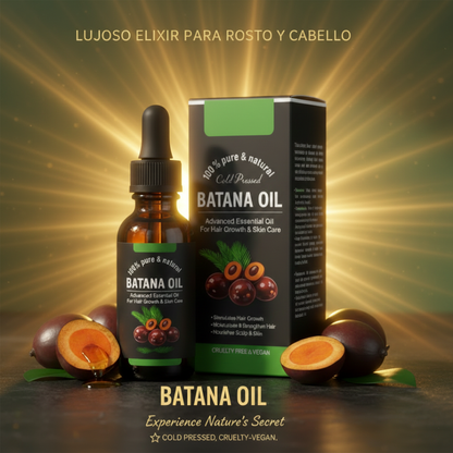 ¿Cabello débil, sin brillo o con caída? Dale fuerza desde la raíz 💥 Aceite de Batana®