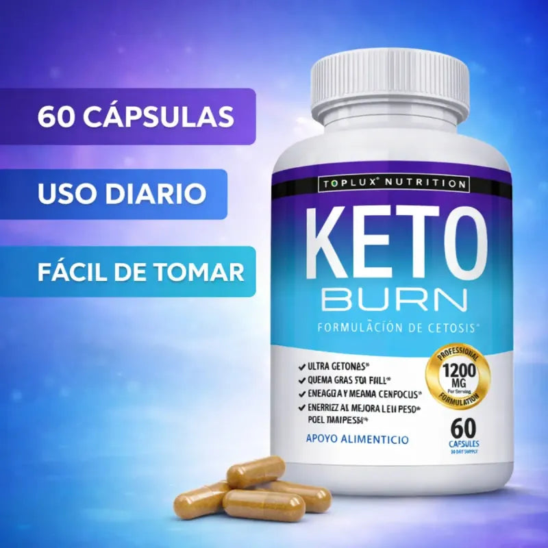 KETO BURN CONTROLA TU APETITO MIENTRAS QUEMAS GRASA X60 CAPS 🔥✅ + ENVÍO GRATIS🎁