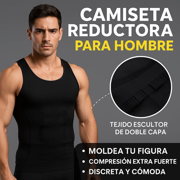CAMISA DE COMPRESIÓN PARA POSTURA MASCULINA 👔