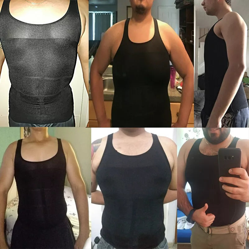 CAMISA DE COMPRESIÓN PARA POSTURA MASCULINA 👔